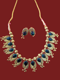 Antique Peacock Choker Necklace Set